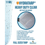 HydraTarp® Heavy Duty Clear Tarp