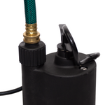 12V Utility Submersible with hose connected